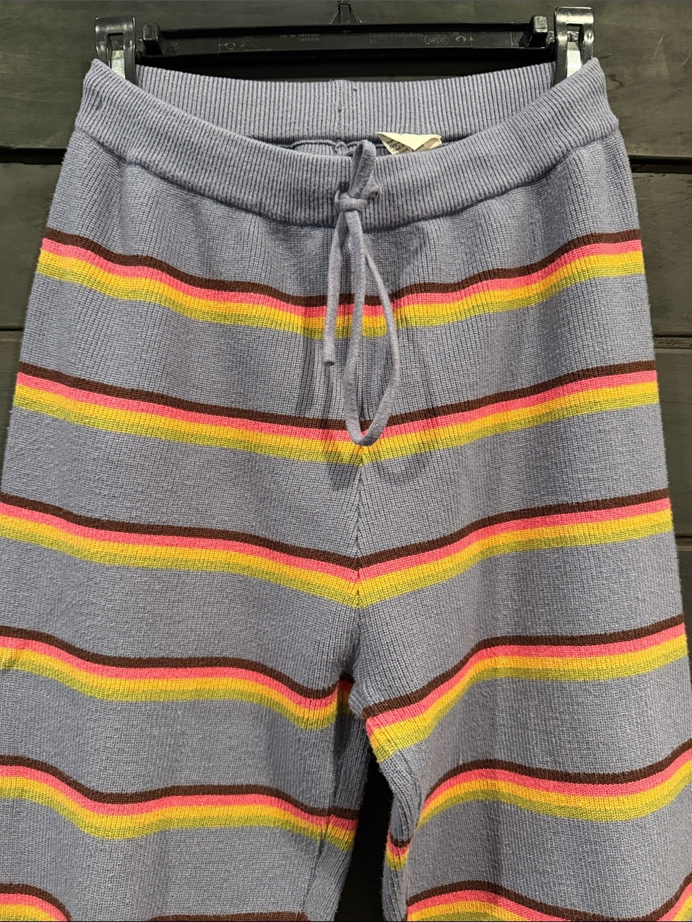 Lavender Striped Knit Lounge Set - Picture 5 of 6